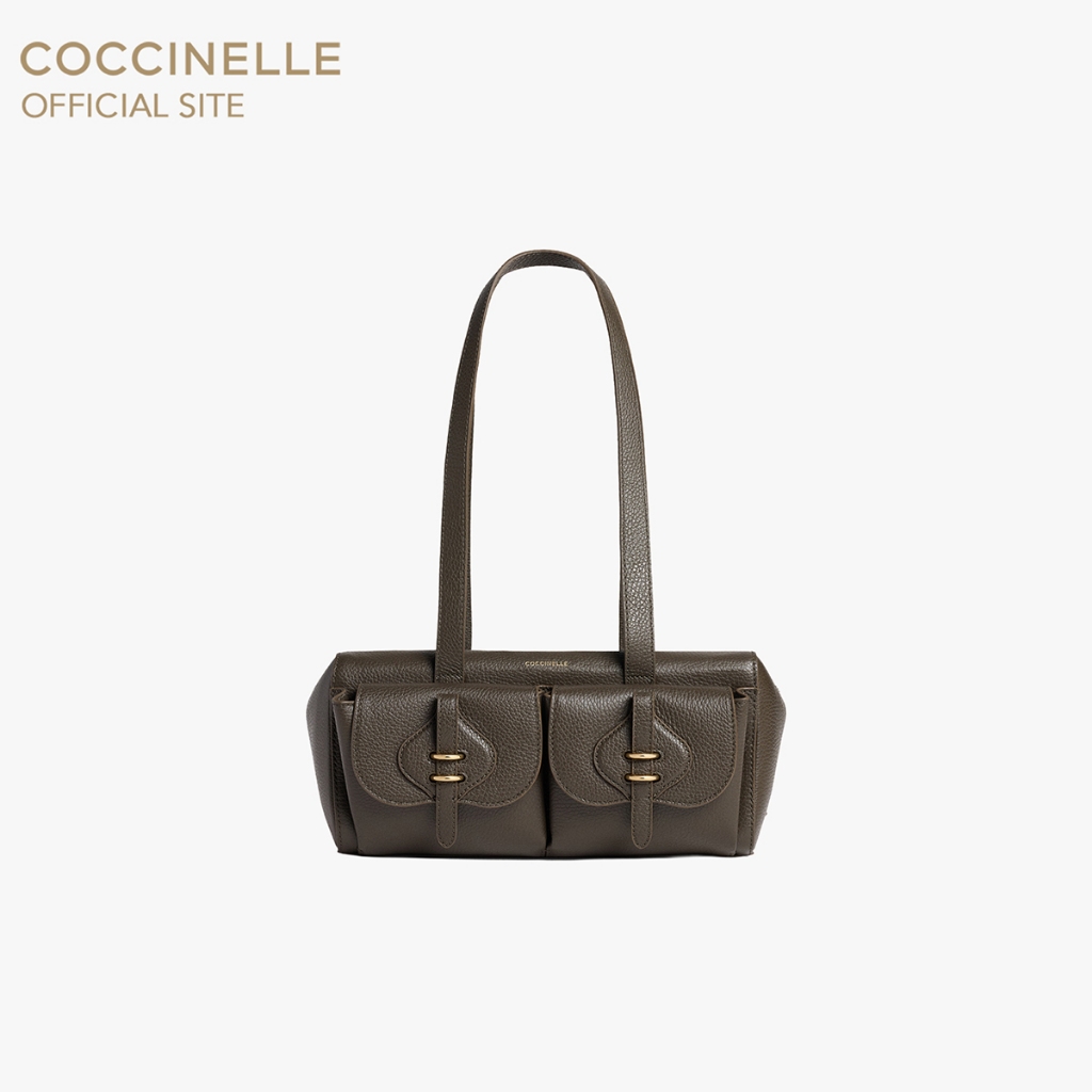COCCINELLE กระเป๋าสะพายไหล่ผู้หญิง รุ่น MAVERY SHOULDER BAG 120301 สี FANGO
