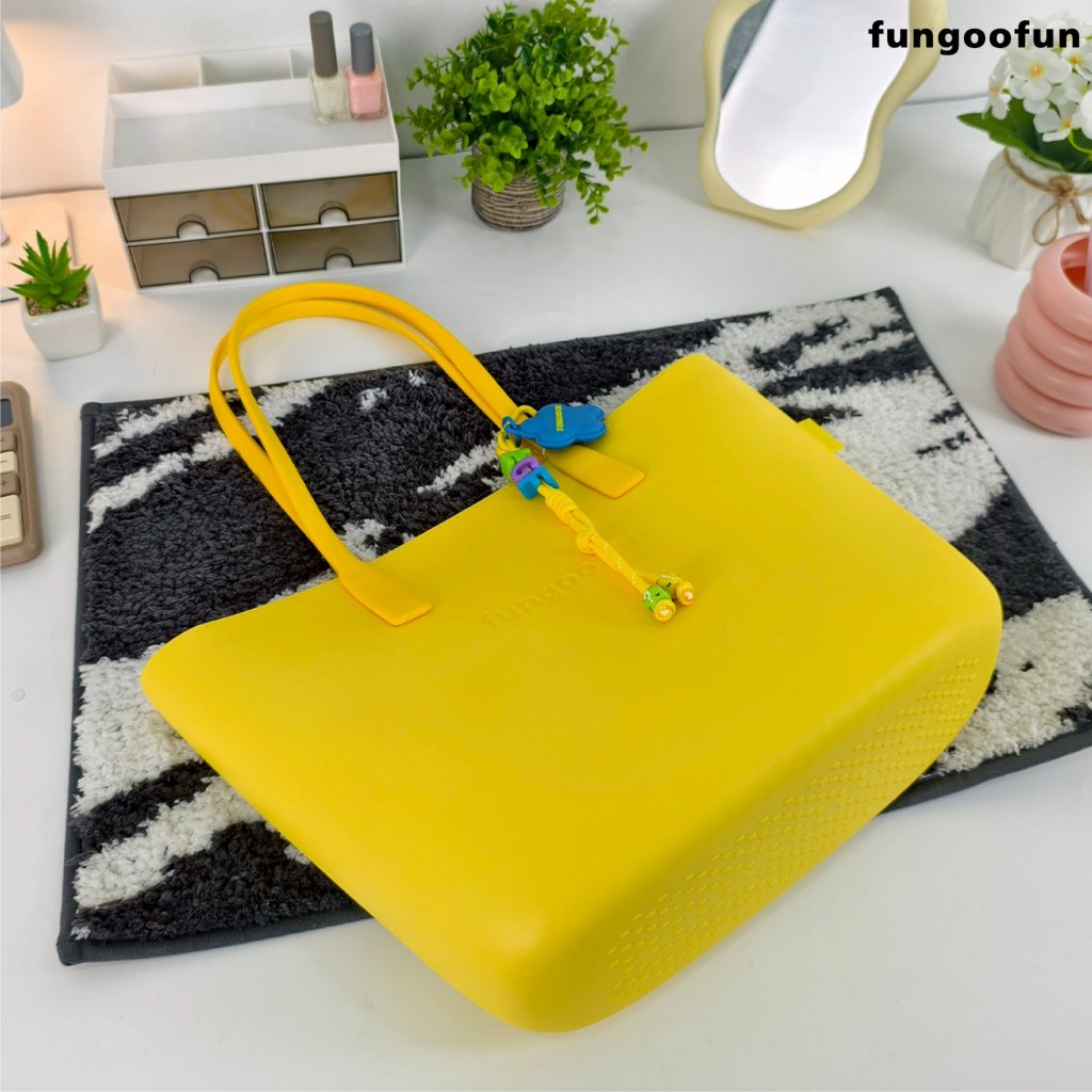 Fungoofun حقيبة توت قماش كبيرة F561 — صورة 5