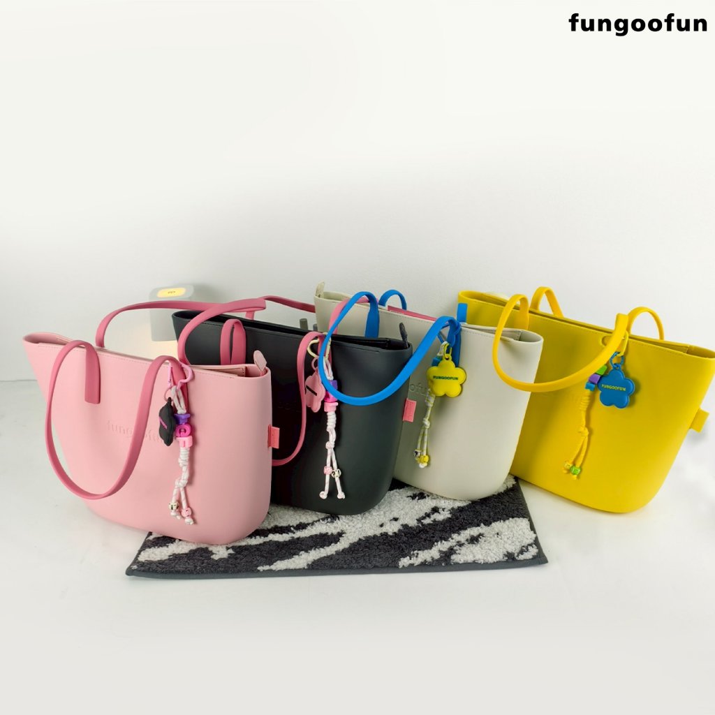 Fungoofun حقيبة توت قماش كبيرة F561 — صورة 8