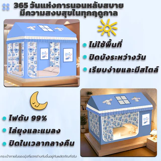 💥การออกแบบชิ้นเดียวใหม่💥มุ้งกันยุง5ฟุต มุ้งกันยุง 6/6.6 ฟุต สามประตู มุ้งกันยุงแบบมีซิป ยากันยุงที่เย็นสบาย การออกแบบสาม