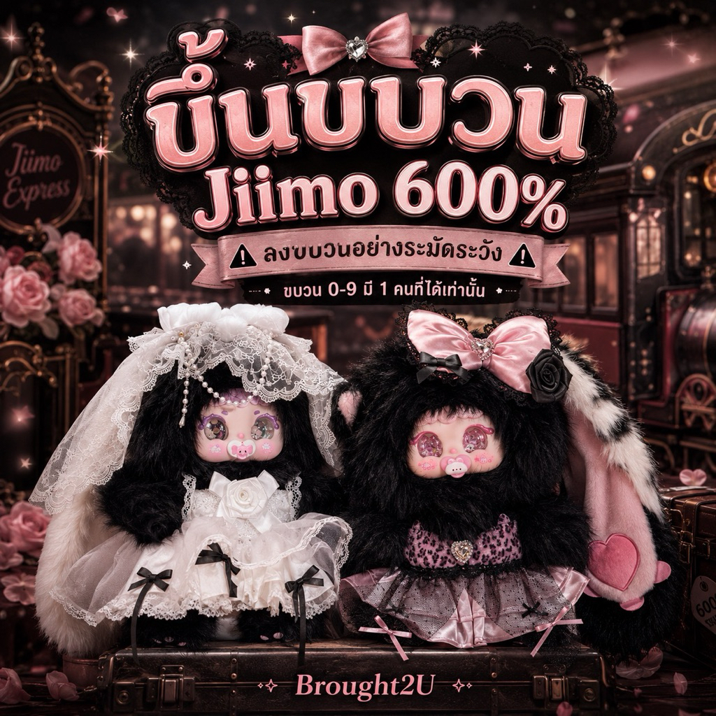 [อ่านก่อนลงทุกครั้ง🚂⚠️]ได้4คน กระดาน23 Jiimo Dark Fairy Tale Series Plush Pendant