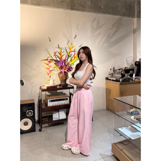 BABEJUB.X l KATHY PANTS กางเกงผ้าขายาวลายทาง ใส่สบายย น่ารักมากกก