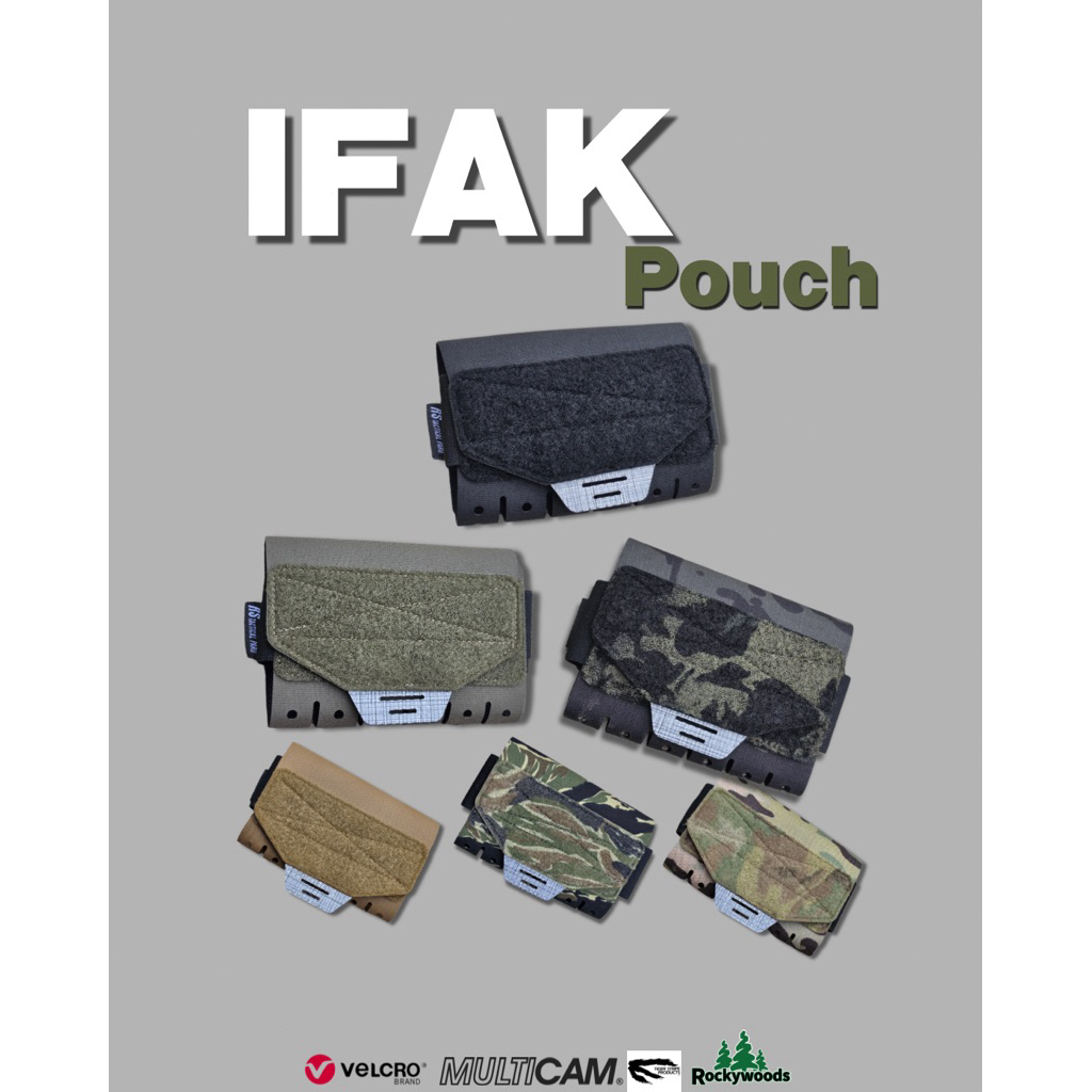 IFAK pouch กระเป๋าปฐมพยาบาลและเอนกประสงค์ ขนาด กลาง RS TACTICAL PARU