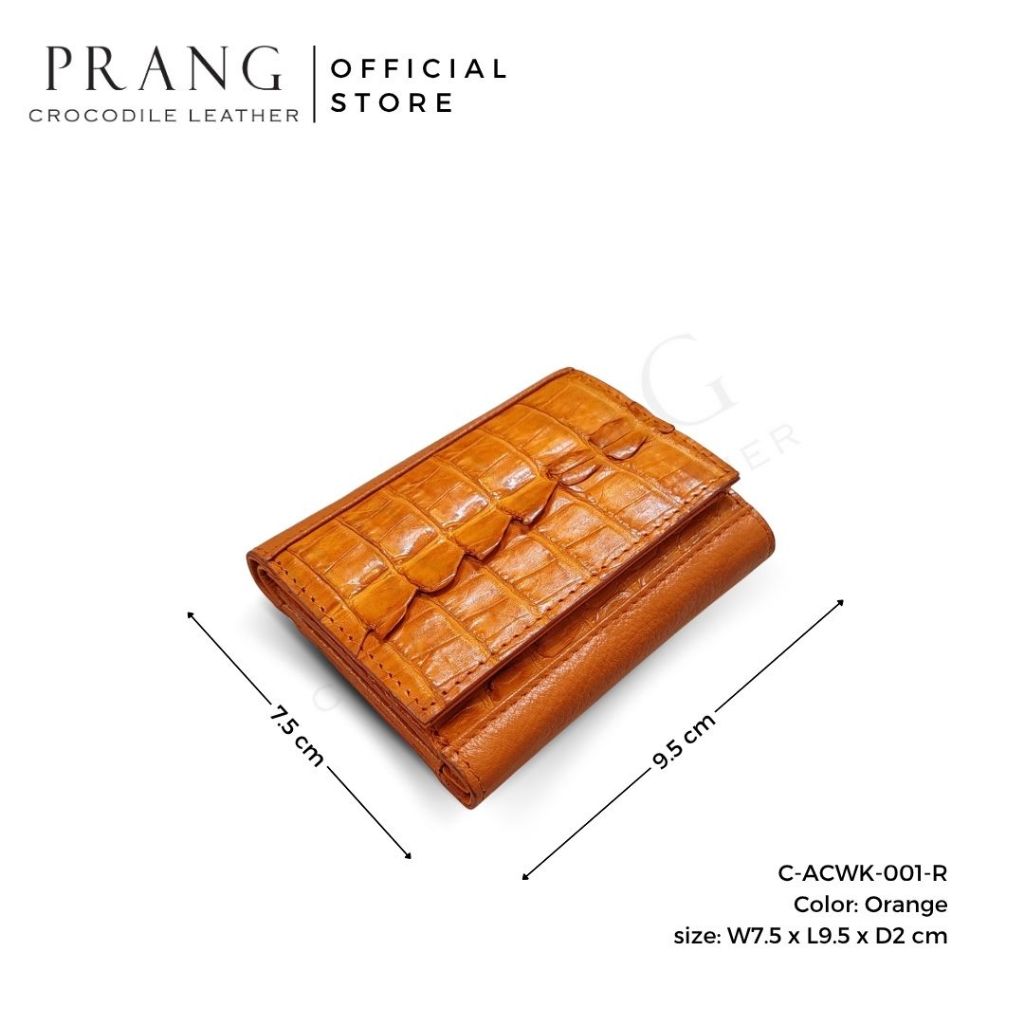Prang Crocodile Leather Key Holder Key Wallet รูปที่ 2