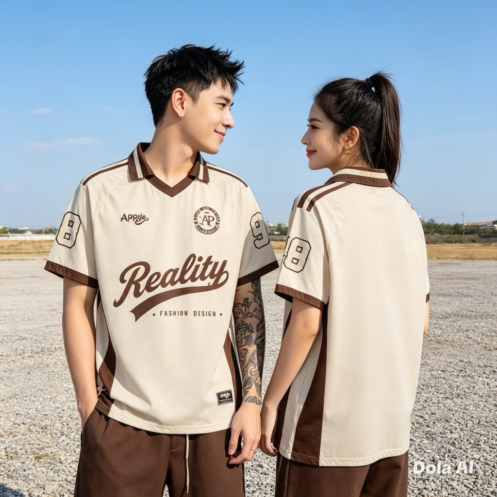 เสื้อวินเทจ 𝙰𝙿𝙿𝙻𝙴 ผ้า Micro Sport ใส่ได้ทั้งผู้หญิงและผู้ชาย