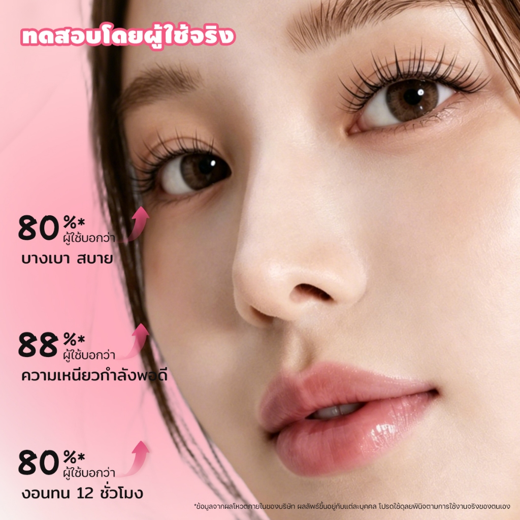 LASHSABAI  AIRY-IDOL ขนตาปลอมเกาหลี แผ่นบางพิเศษ เบาเหมือนไม่ได้ใส่ จับช่อธรรมชาติ ติดง่าย อยู่ทรงทั้งวัน S212 รูปที่ 8