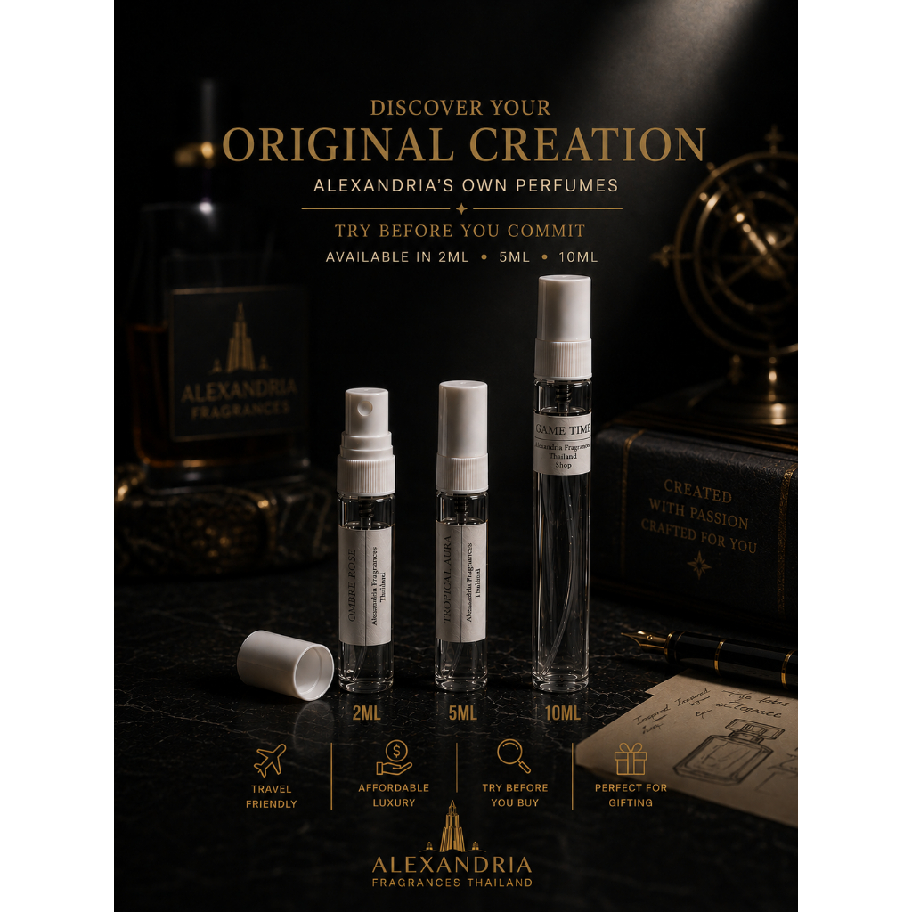 Alexandria Fragrances: Original Creations กลิ่นต้นฉบับของ Alexandria หลอดแบ่ง/แบ่งขายนํ้าหอมแท้ กลิ่นที่ขายดีที่สุด