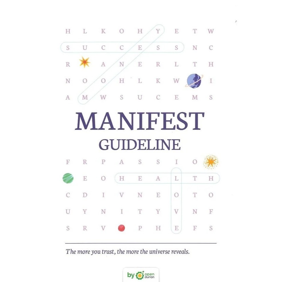 หนังสือ MANIFEST GUIDELINE ผู้เขียน:OpenDurian (พร้อมส่ง)