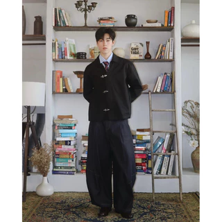 กางเกงยีนส์ Jain hidden denim pants ___