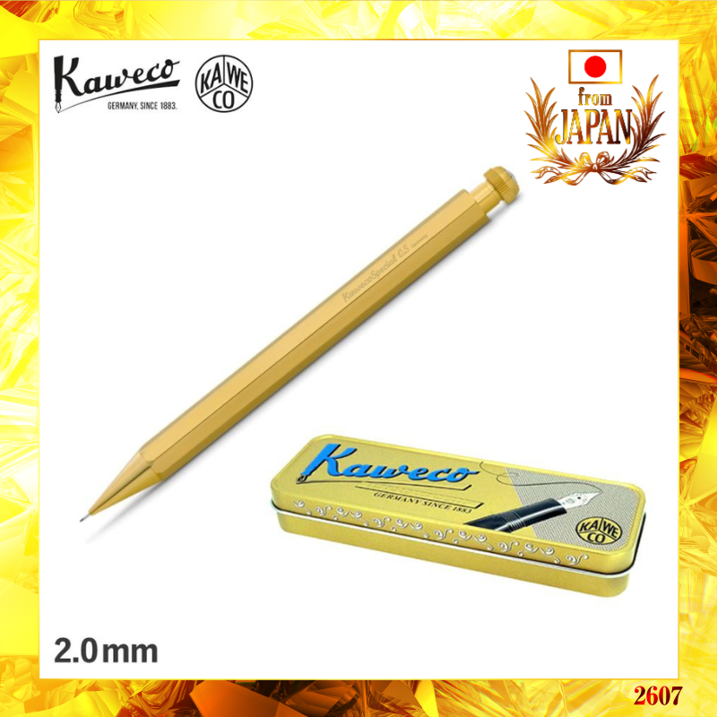 [Kaweco] PS-20BR Special Brass Mechanical Pencil 2.0mm Octagonal Body