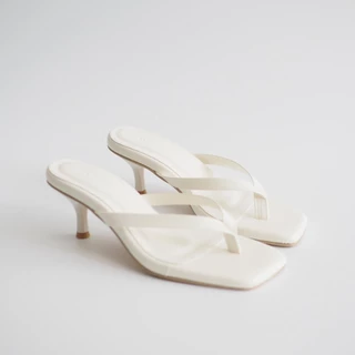 PICHA SHOES ส้นสูง 2.3 นิ้ว รุ่นหูหนีบ ส้นเข็ม พื้นนุ่มพิเศษ เดินสบาย ใส่ได้เดินได้ทั้งวัน แมตช์ง่ายทุกลุค