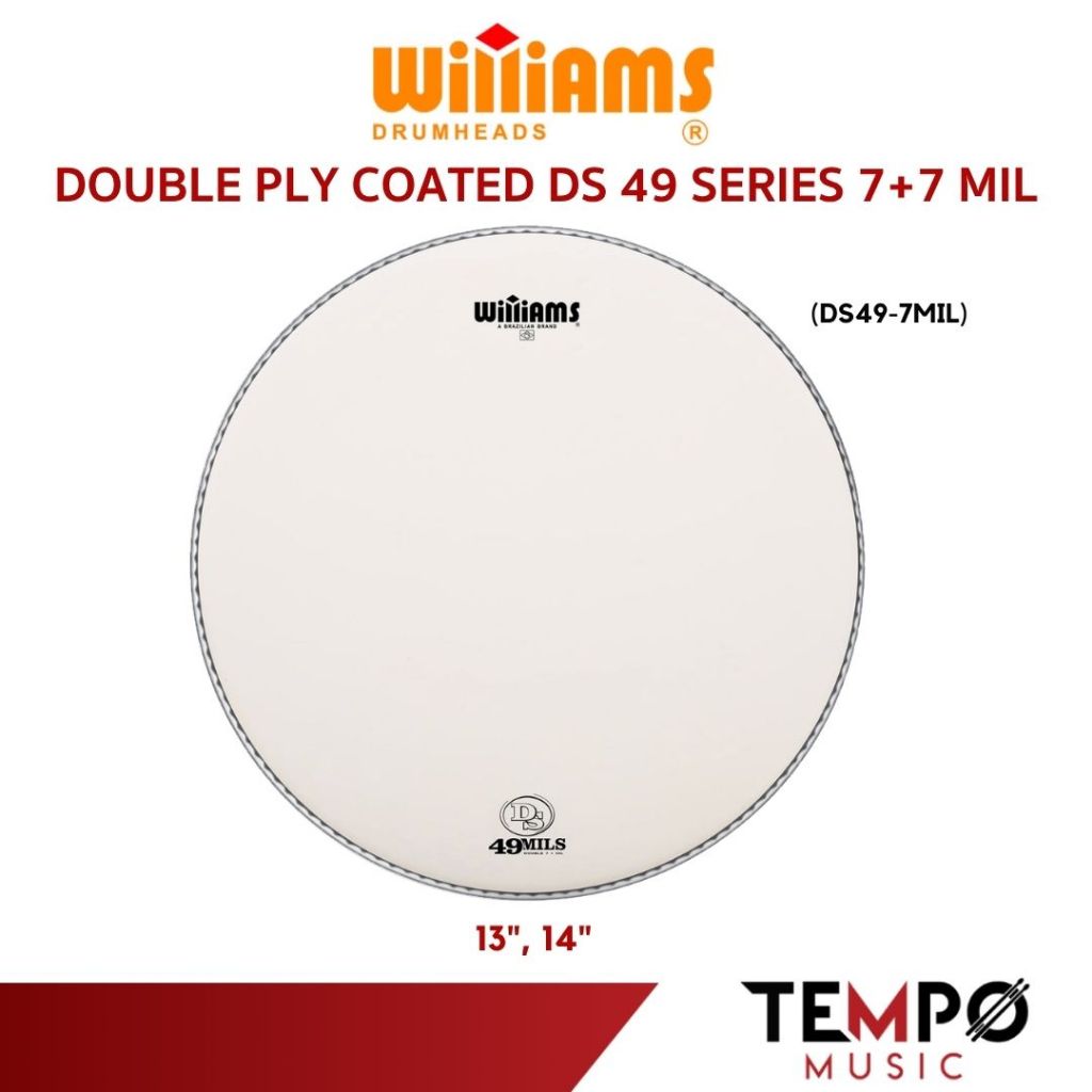 หนังกลองสแนร์ Williams DS49 Snare Drumhead