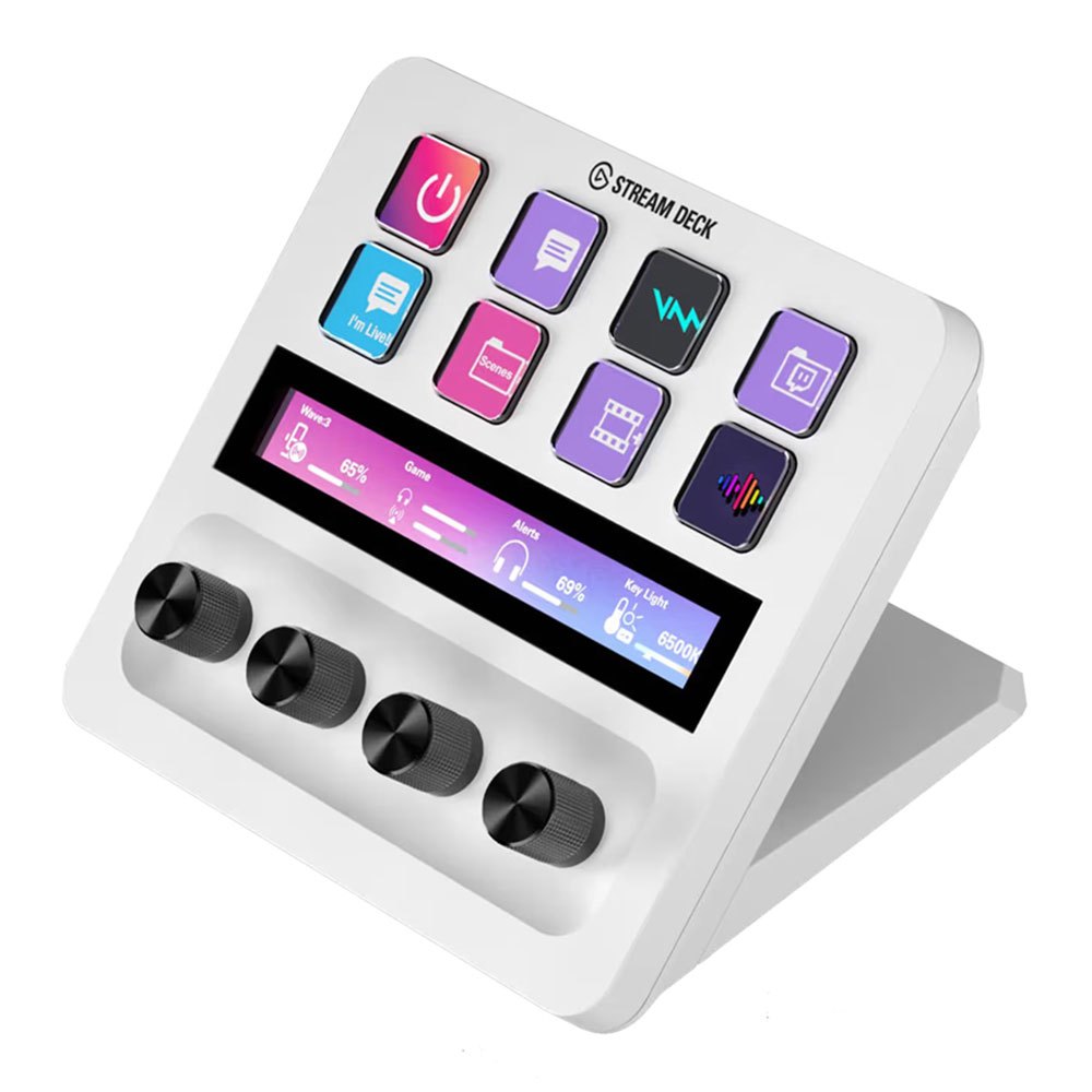 KEYPAD แผงแป้นพิเศษ ELGATO STREAM DECK+ WHITE 10GBD9911