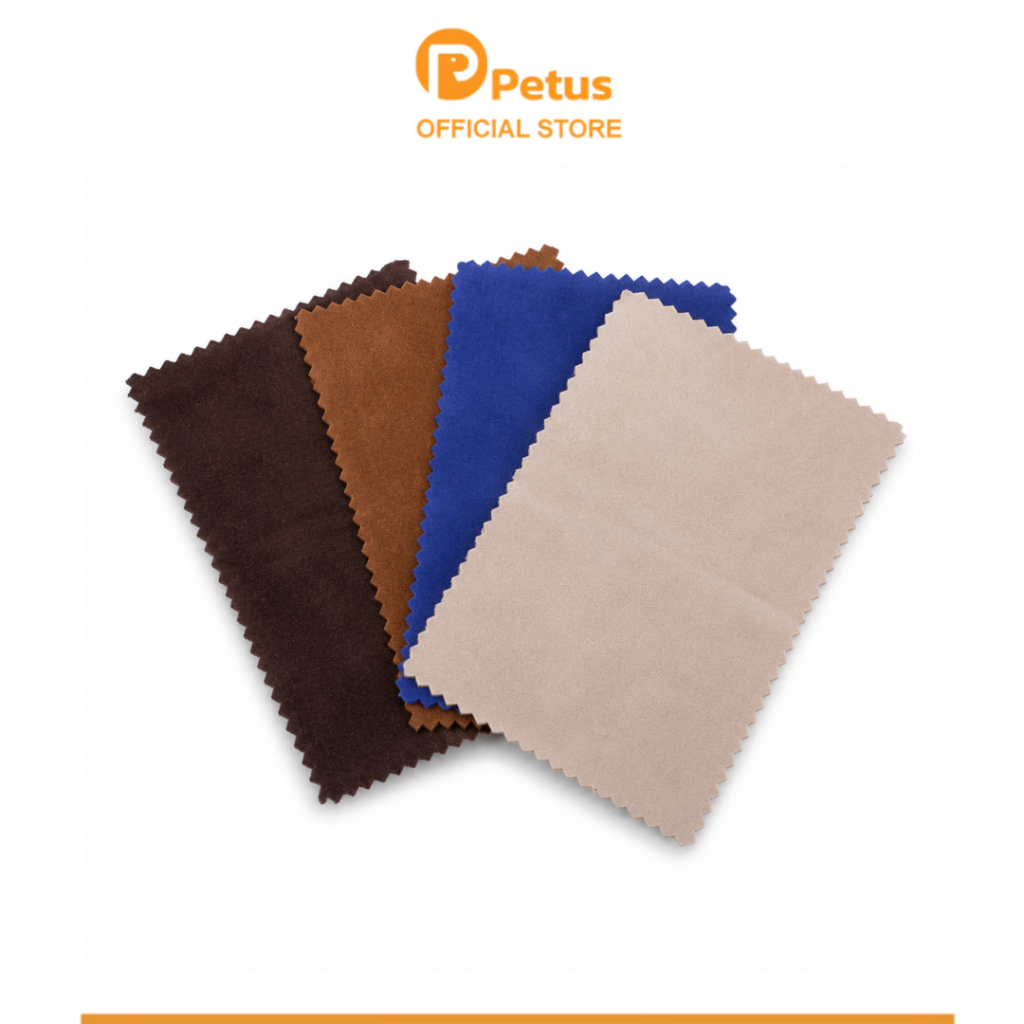 Petus ผ้าเช็ดกรรไกรไมโครไฟเบอร์ ผ้าเช็ดอุปกรณ์กรูมมิ่ง ซับน้ำดี ไม่เป็นขุย เช็ดสะอาด แห้งไว