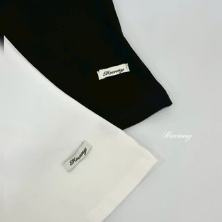 Meenny Closet | AP05 (มีSize) เสื้อยืดสีพื้นเบสิคคอวี