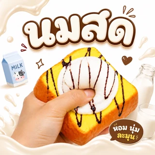 สกุชชี่ ของเล่นบีบนุ่ม สกุชชี่ขนมปังไอติม ของเล่นของขวัญสำหรับเด็ก หลากหลายแบบ ของเล่นบีบ สกุชชี่