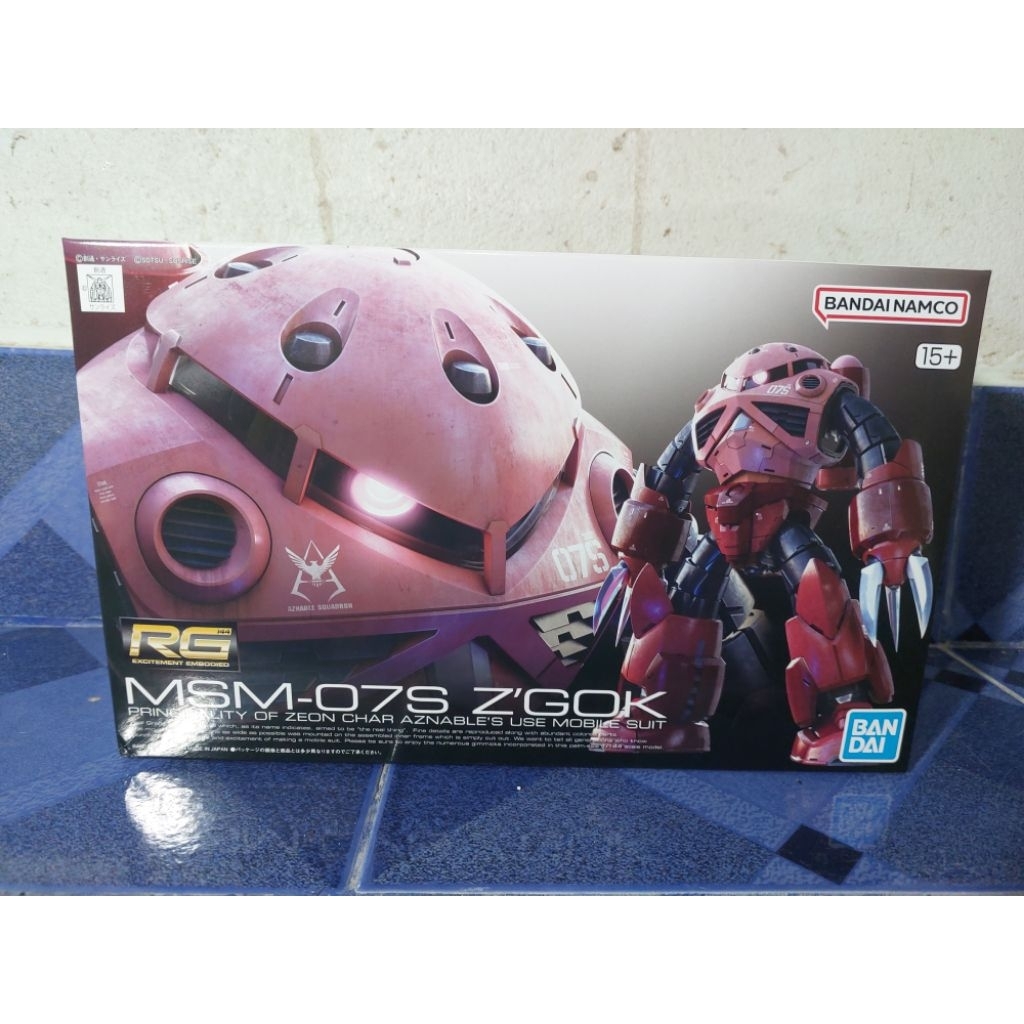 RG 1/144 MSM-07S Z GOK CHAR CUSTOM ตำหนิ