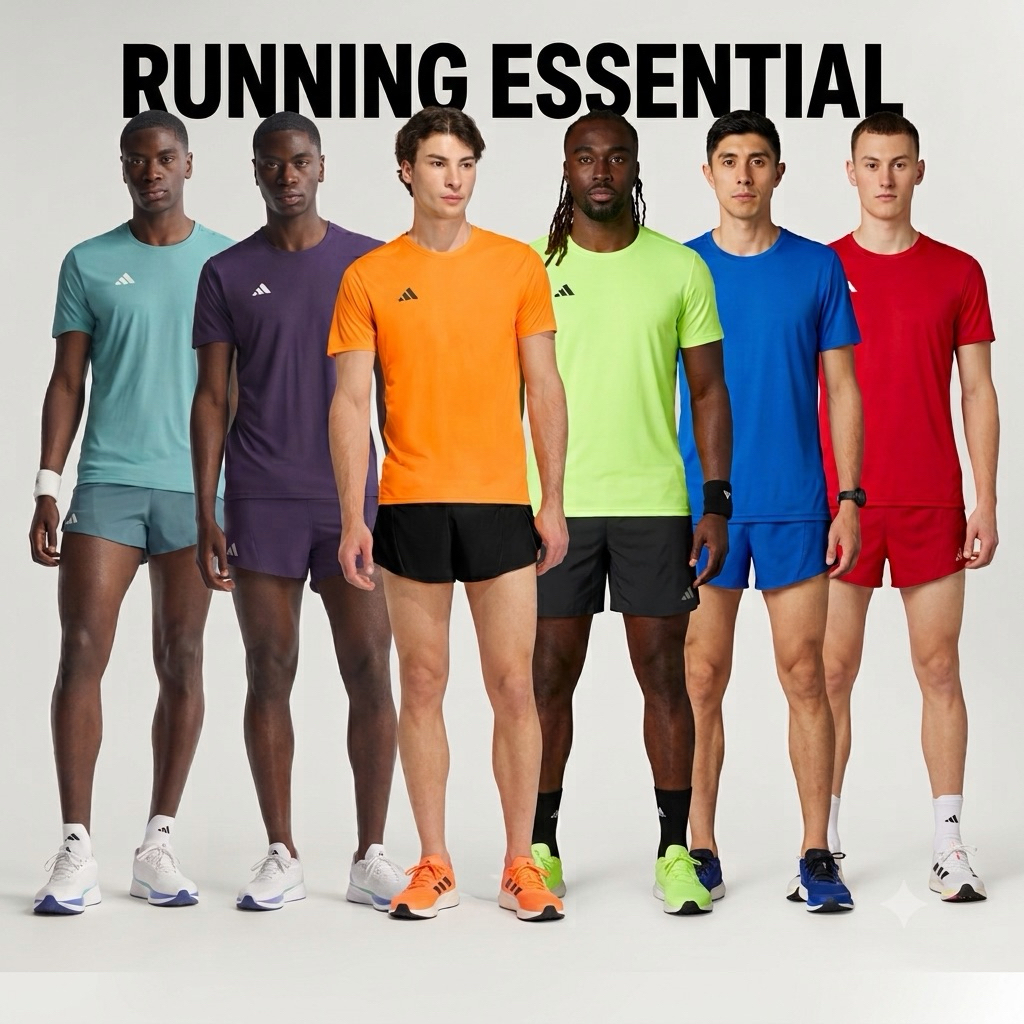 เสื้อวิ่งคอกลม adizero essential   📌ตระกูล Adizero ผ้าลื่น แห้งไว