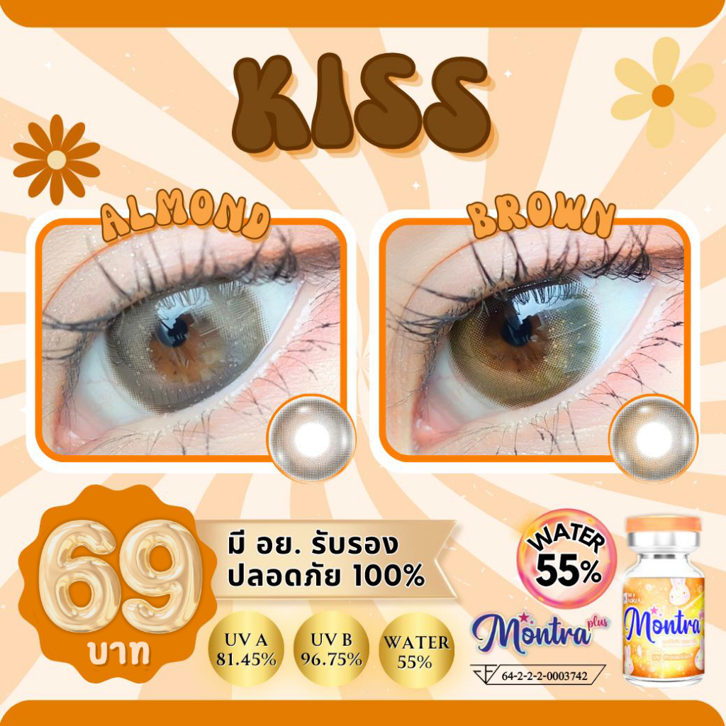 Kiss Brและ Almond ตาโตหวานละมุน