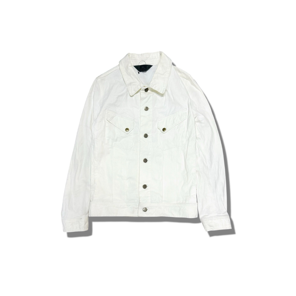 [BEN DAVIS] 💯  Denim Jacket White