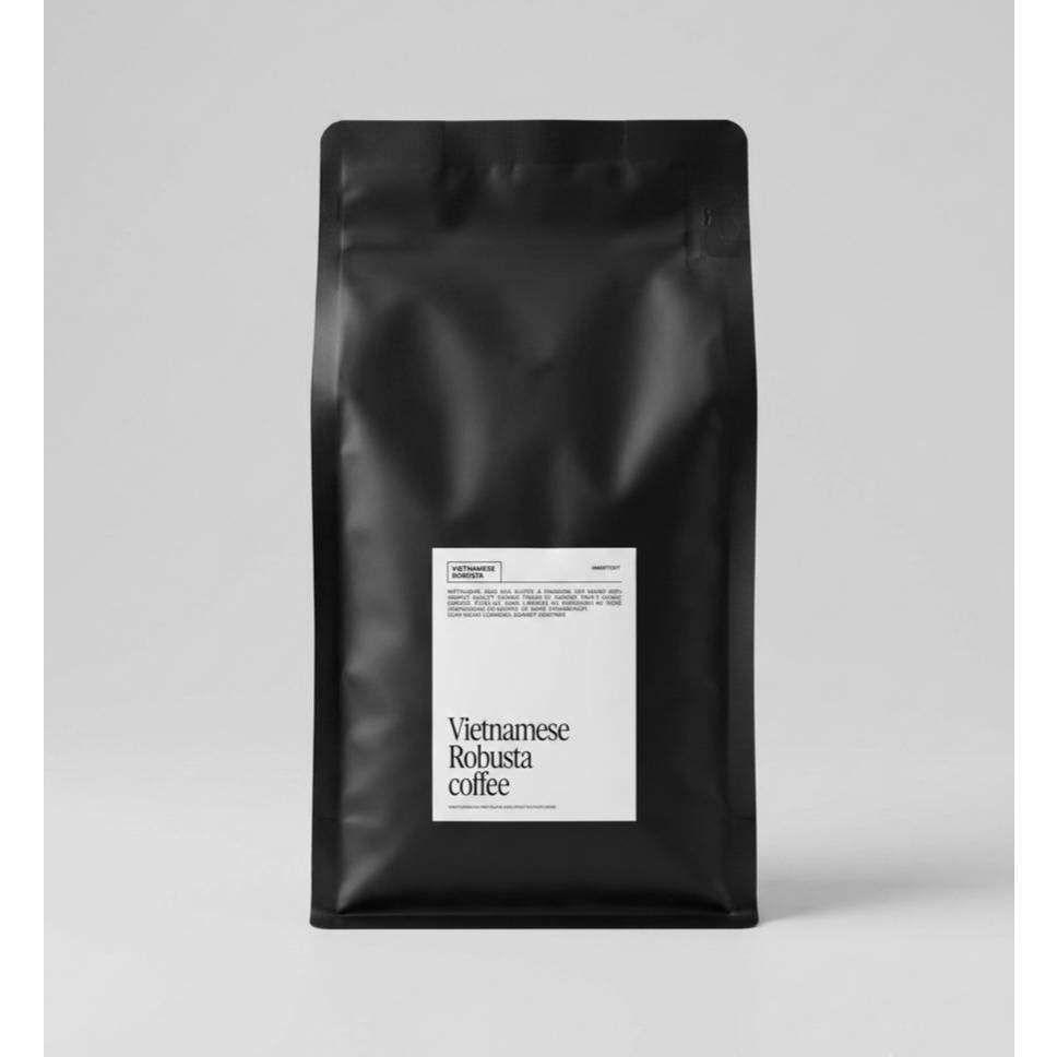 กาแฟคั่วกลางสู้นม กาแฟโรบัสต้า Robusta Coffee เมล็ดกาแฟคั่วบด ไฟน์โรบัสต้า เอสเพรสโซ่ คั่วสดใหม่ ส่งฟรี