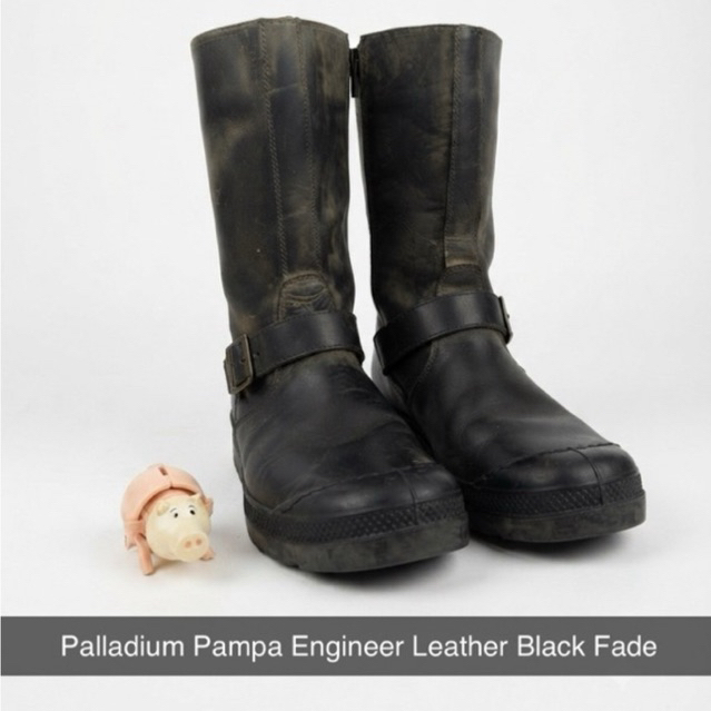 Palladium รุ่น Pampa Engineer Leather Black Fade 9 uk