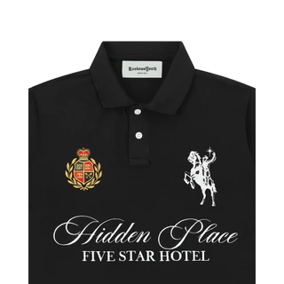 (Pre order only M) Hidden Place RDY Polo03 / Black
