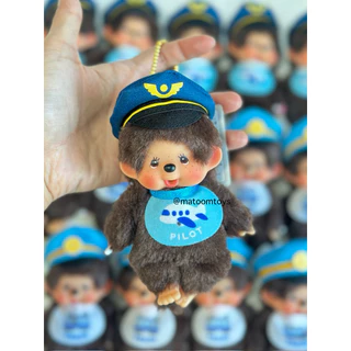 ((พร้อมส่งในไทย))🚀กทม.มีส่งทันที✈️🚃พวงกุญแจ Monchhichi Gotochi ลายออนเซ็น สนามบิน นายสถานีรถไฟ ของแท้จากญี่ปุ่น
