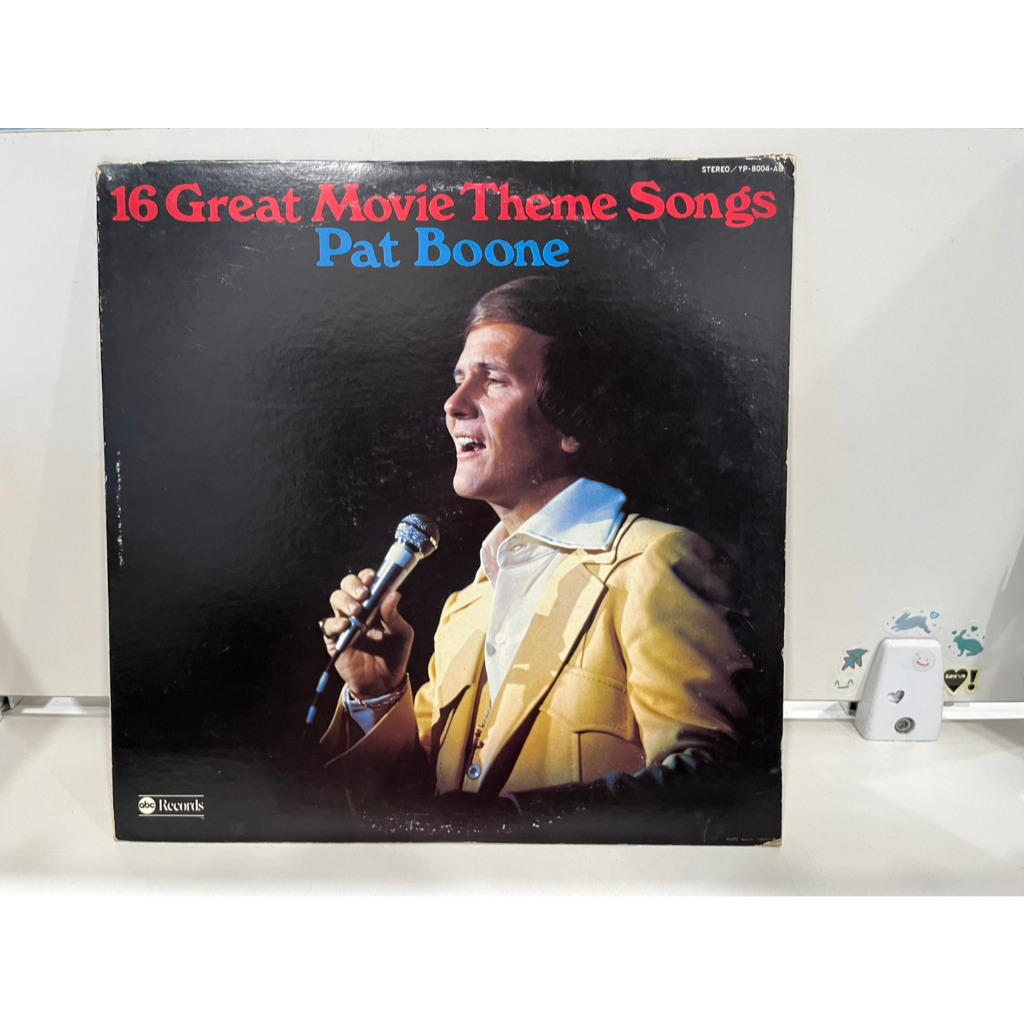 1LP Vinyl Records แผ่นเสียงไวนิล  16 Great Movie Theme Songs Pat Boone  (H7A72)