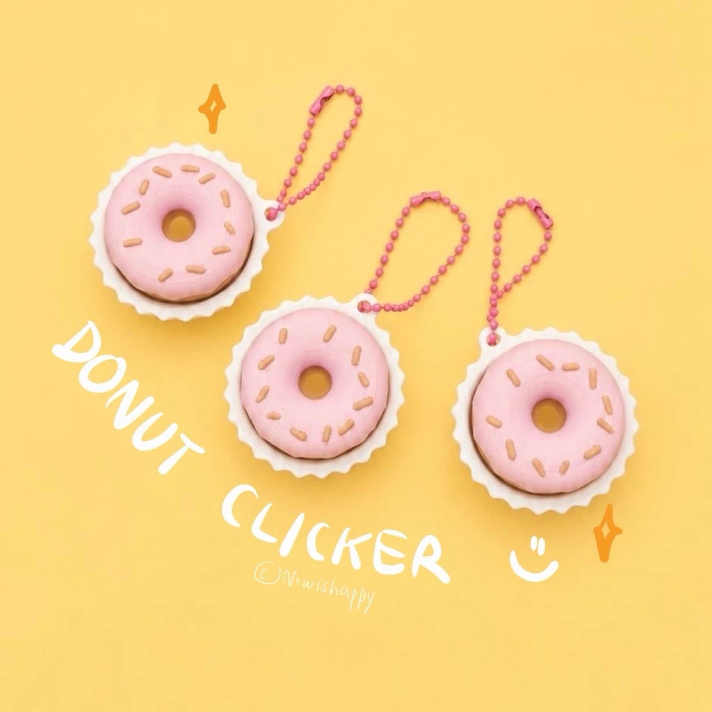 Donut Clicker พวงกุญแจโดนัท | เลือก Switch ได้