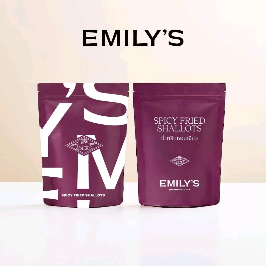 ️น้ำพริกหอมเจียว Emily's Spicy Fried Shallots (x2 ซอง)