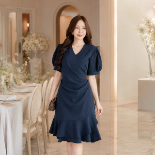 Modish | Calorina Dress | เดรสออกงาน แต่งชายระบายหวานๆ