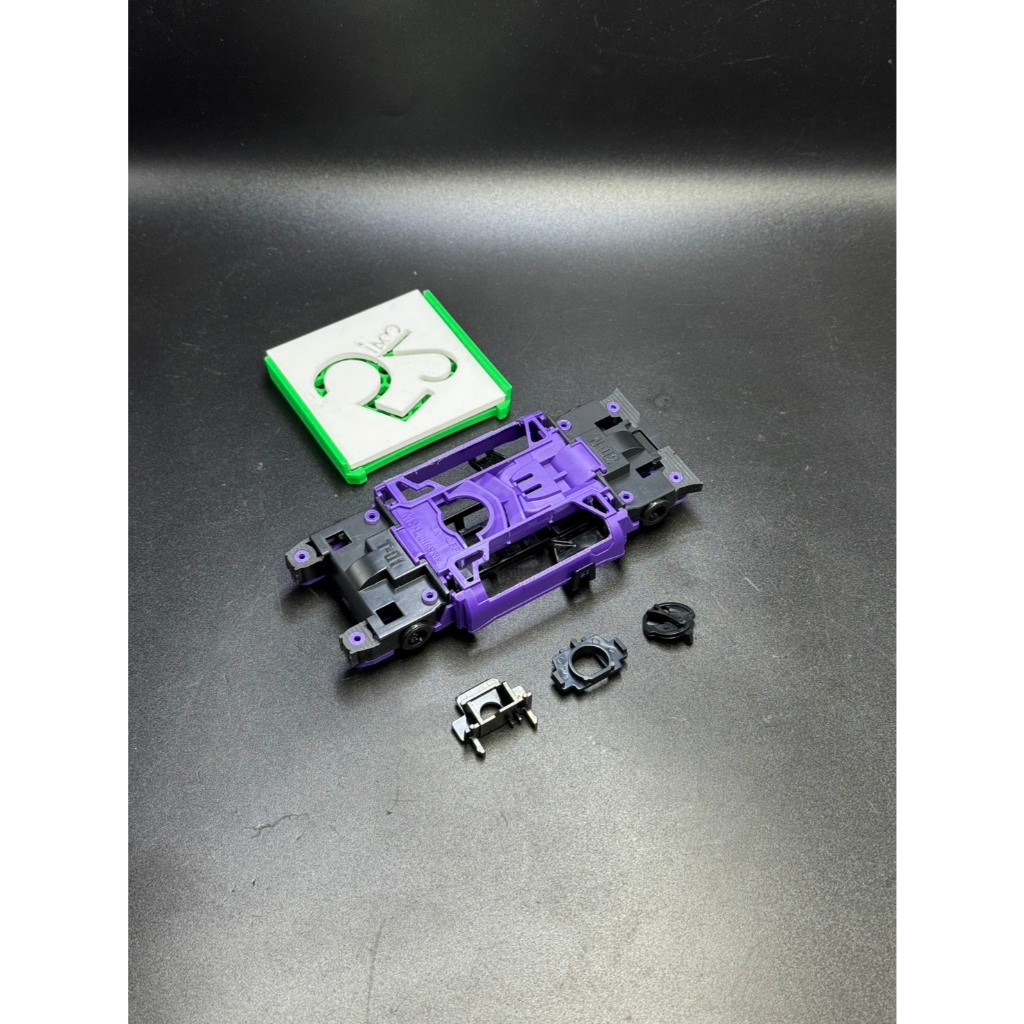 Tamiya mini 4WD MS-L Suspension (black purple)