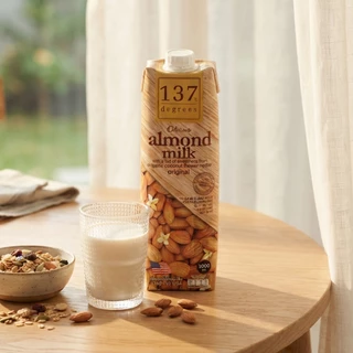 [สินค้าส่งด่วน] 137 ดีกรี นมอัลมอนด์สูตรดั้งเดิม 1 ลิตร 137 DEGREES ALMOND MILK ORIGINAL 1 L.