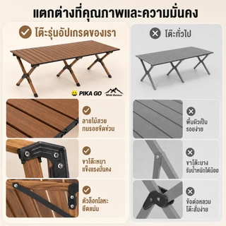 โต๊ะแคมป์ปิ้ง โต๊ะสนาม พับเก็บได้ กลางแจ้งและในร่ม รับน้ำหนักได้ถึง 300กก 90/120/150 เลือกได้หลายสี