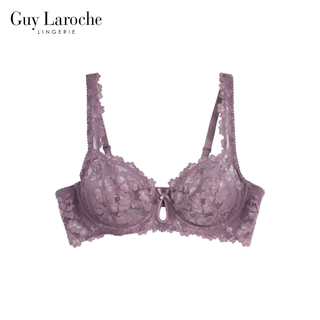 Guy Laroche Lingerie กีลาโรช เสื้อในลูกไม้ ซีทรู See Through Lace Bra GB3T38 [Love for Mom]