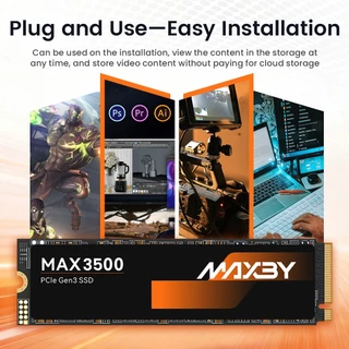 【จัดส่งใน 24 ชม】 MAXBY MAX3500 SSD M.2 NVMe 1TB 512GB 256GB M.2 2280 3500MB/s ใช้PCโน้ตบุ๊คเกม ของแท้ รับประกัน5ปี