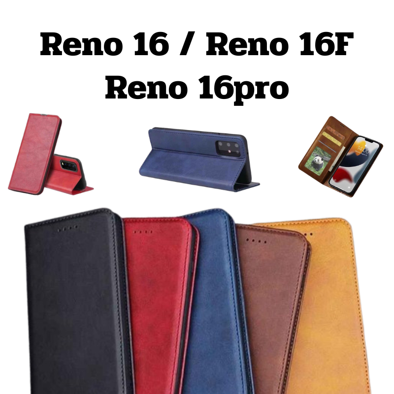 เคส โทรศัพท์ ฝาพับ สำหรับรุ่น Reno 16 / 16F / 16pro พร้อมส่ง ทุกรุ่น ในไทย 104