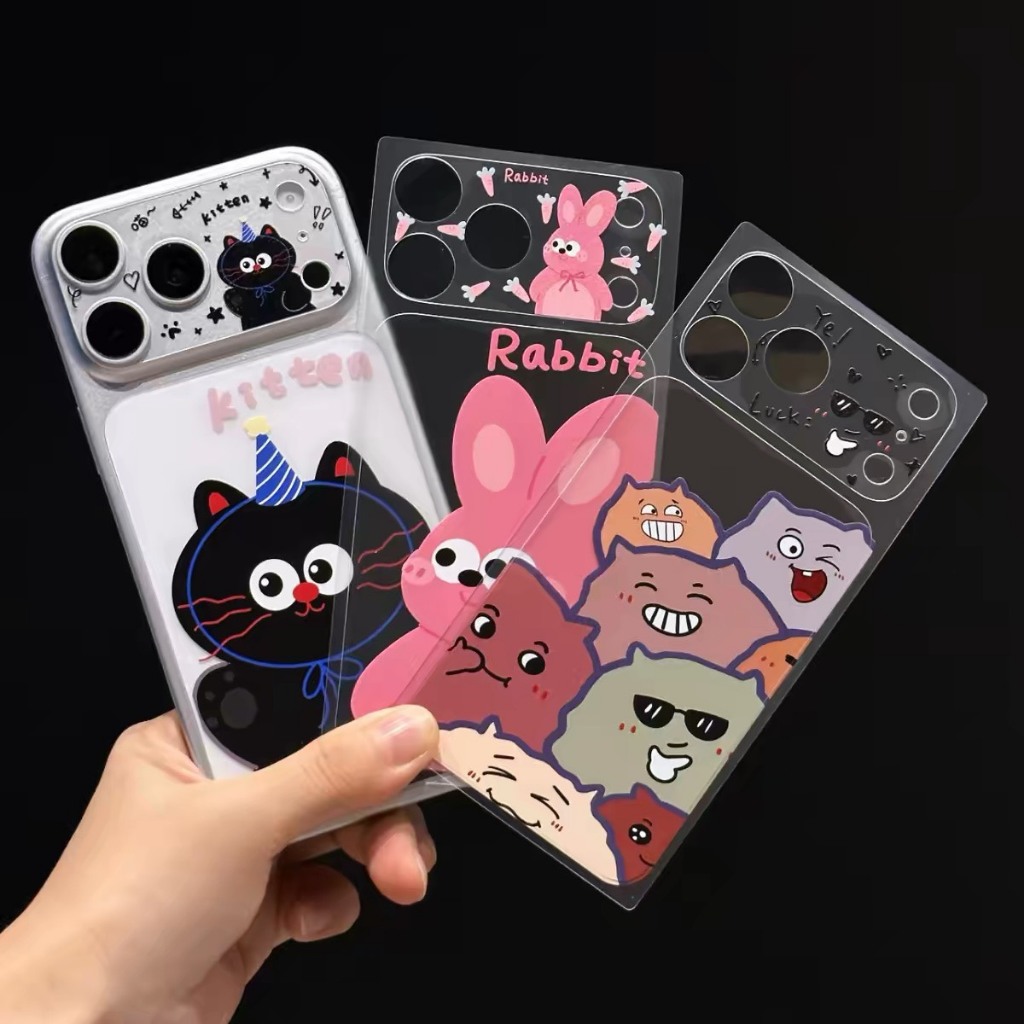 M16 FILM FOR IPHONE 17 PRO MAX สติ๊กเกอร์​กันรอย  ฟิล์ม​หลังโทรศัพท์​ ลายการ์ตูน​น่ารัก