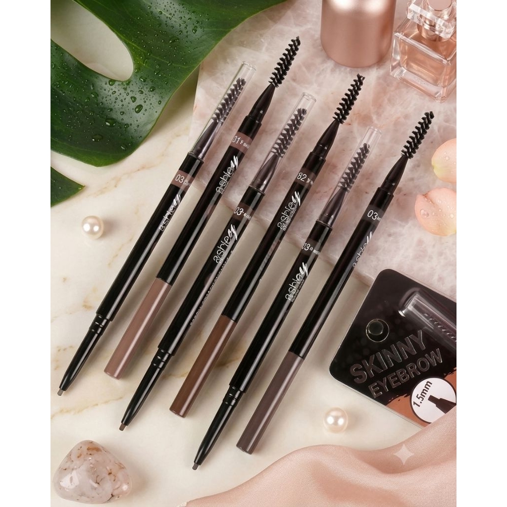 Ashley Waterproof Skinny Eyebrow ดินสอเขียนคิ้ว เรียวเล็กเพียง 1.5 มม..