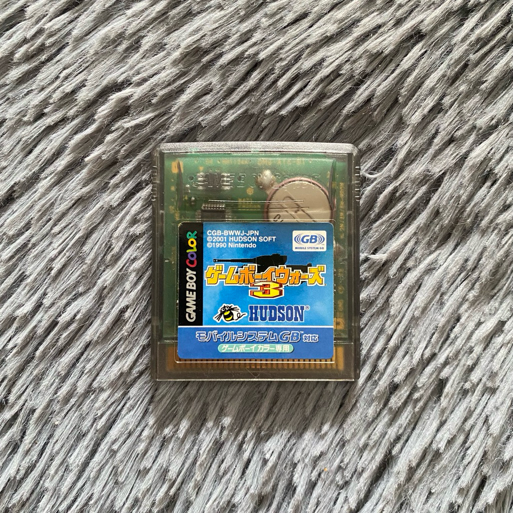 (แถมกล่องใส่) ตลับแท้เครื่อง Gameboy Color เกมส์ Gameboy War3 โซน 🇯🇵 ตลับสภาพดีเปิดติดง่าย