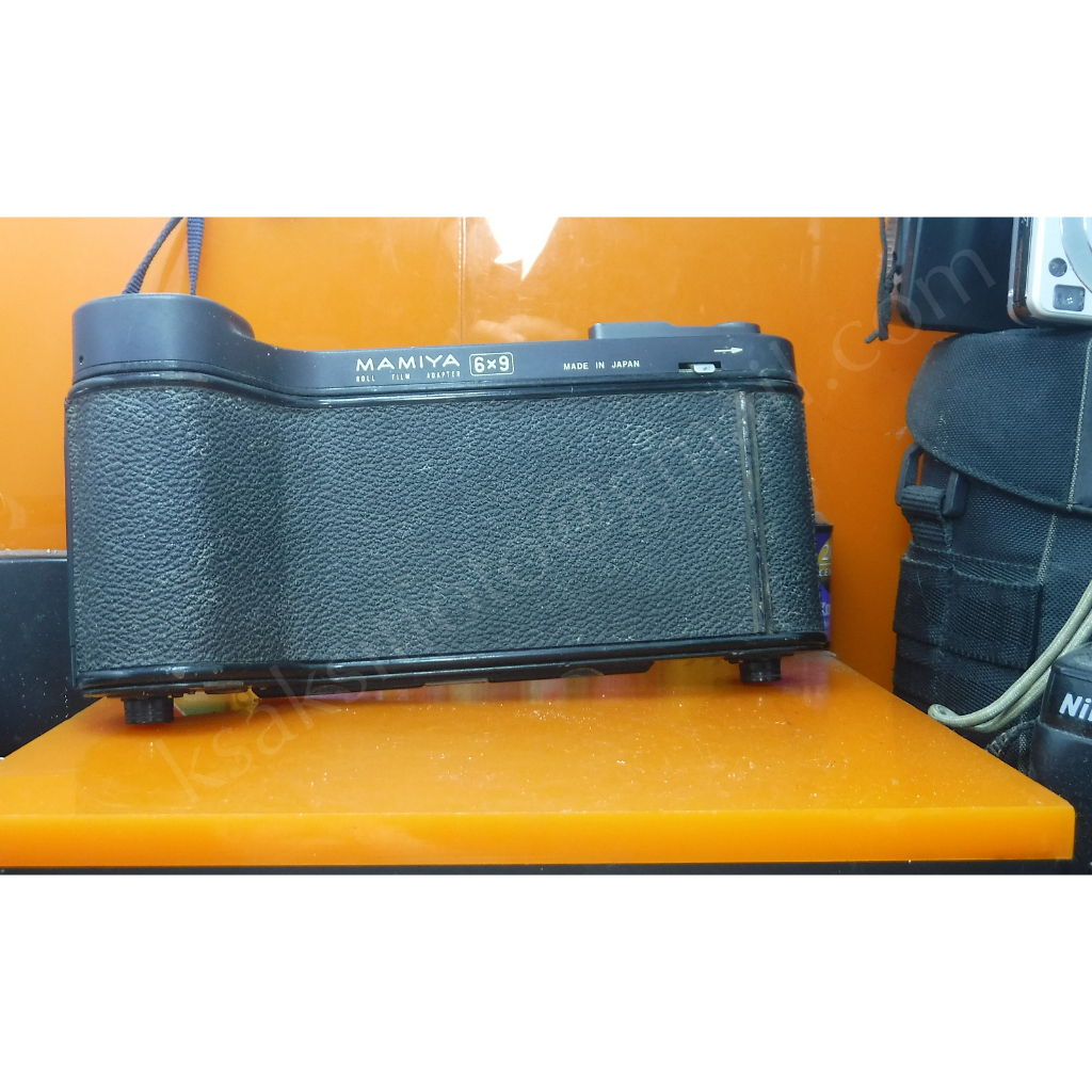 Mamiya 6x9 Roll Film Adapter Back 120/220 Press Black สภาพดี