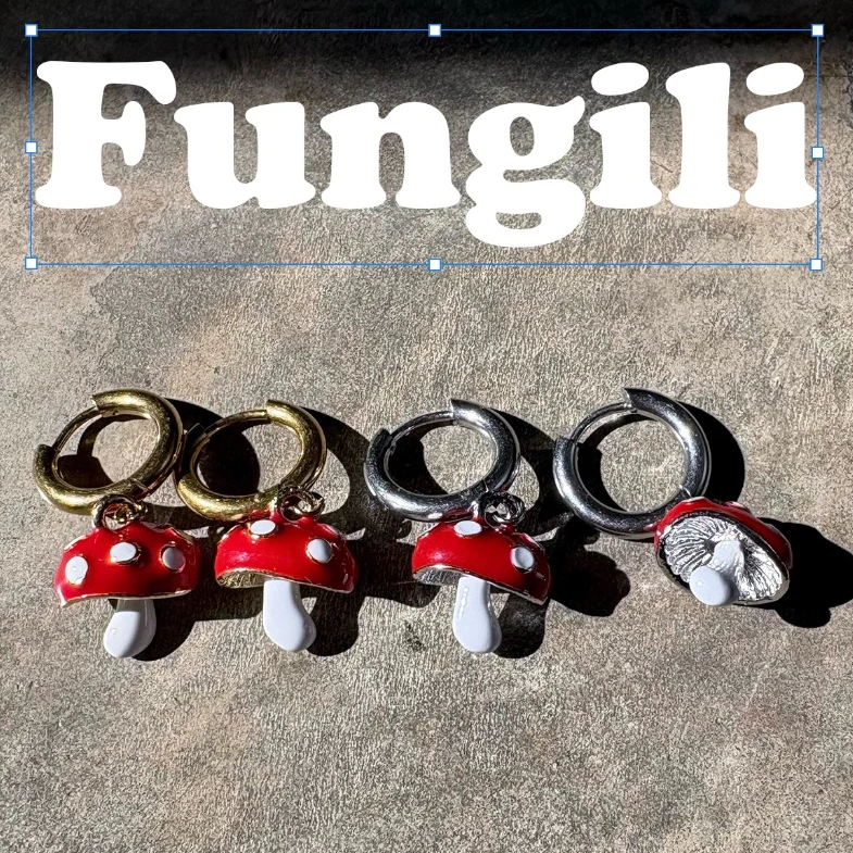 NICE ACCIDENT ‘Fungili’ | ต่างหูเห็ด ✦ Made to Glow ✦ Keeps Its Charm ✦ Skin-Friendly