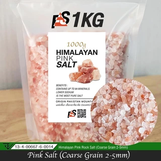 FS เกลือชมพู/ดำ/ขาว เกลือหิมาลัยเกรดธรรมชาติแท้ ไม่แต่งสี✔️ใบรับรอง(อย.)✔️KETO ใช้ปรุงอาหาร/เบเกอรี่/เครื่องดื่ม 1 KG