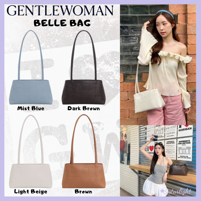 ❤️‍🔥Gentlewoman Belle Bag  (แถมถุงกระดาษแบรน) สะพายไหล่ กระเป๋านุ่ม gentlewomen