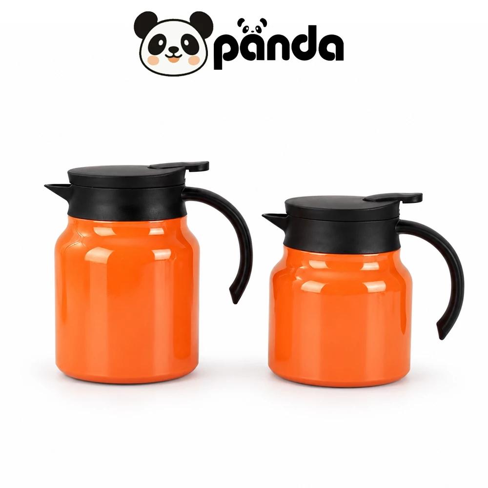 PANDA กาชงชา แก้วชงชา กาชงชาแบบกด 800ml/1000ml มีที่กรองสแตนเลส แก้วสะดวกชงชา ตัวกาผลิตจากแก้ว ถอดที่กรองใบชาได้