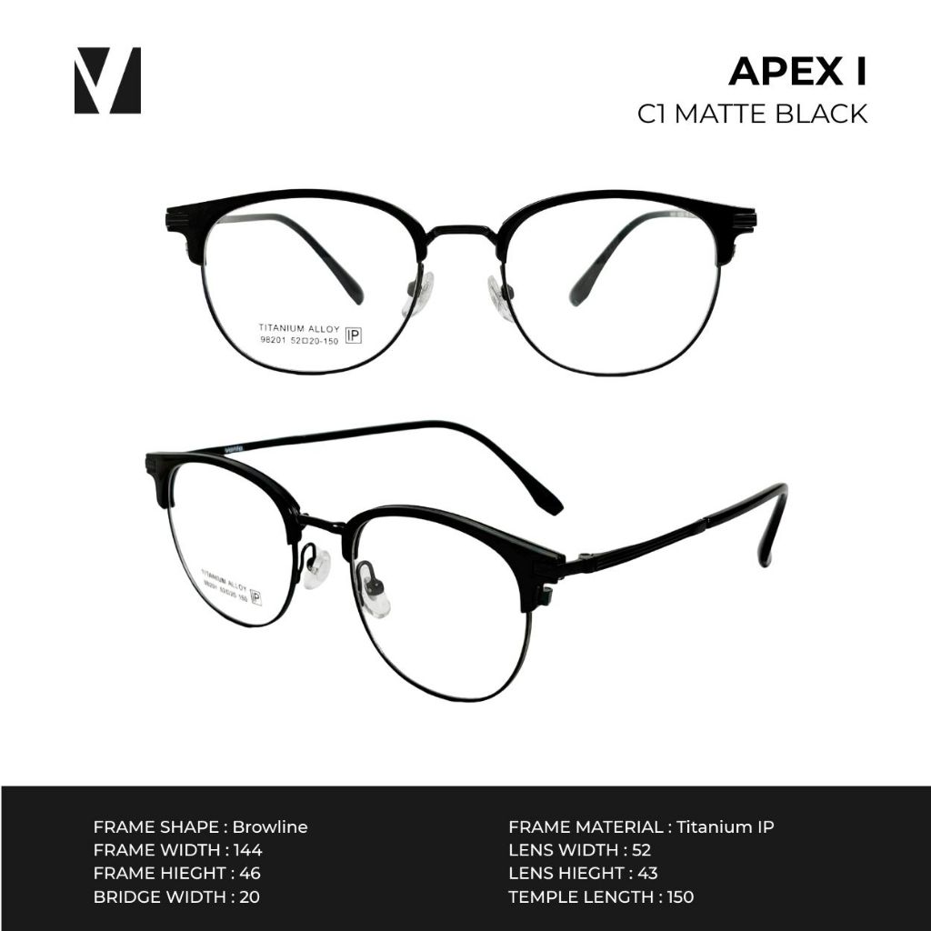 vanta. إطار نظارة تيتانيوم APEX I مع كليب مغناطيسي مستقطب — صورة 3