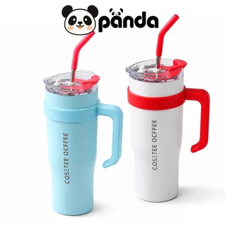 PANDA ของแท้ แก้วเก็บความเย็น 40ozสเตนเลส สองชั้นแก้วกาแฟ แก้วน้ําสุญญากาศ สเตนเลส สองชั้น แบบพกพา ฉนวนกันความร้อน