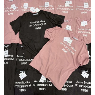Ac T-Shirt เสื้อยืดแบรนด์ดัง ดีเทลสกรีน ผ้าสลาฟใส่สบาย น่ารักมากกก ชนช็อปเกาหลีเลยค้า