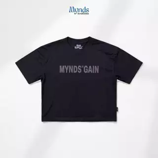 ((เสื้อทรงบล็อกซี่ โอเวอร์ไซส์ เนื้อผ้าคอตตอน พรีเมียม OVERSIZE BOXY รุ่น MYNDS GAIN))
